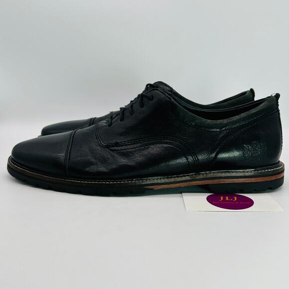 Cole Haan Men's Richardson Grand Black Leather Cap Toe Oxfords C28332 Size 10.5 - Picture 5 of 12
